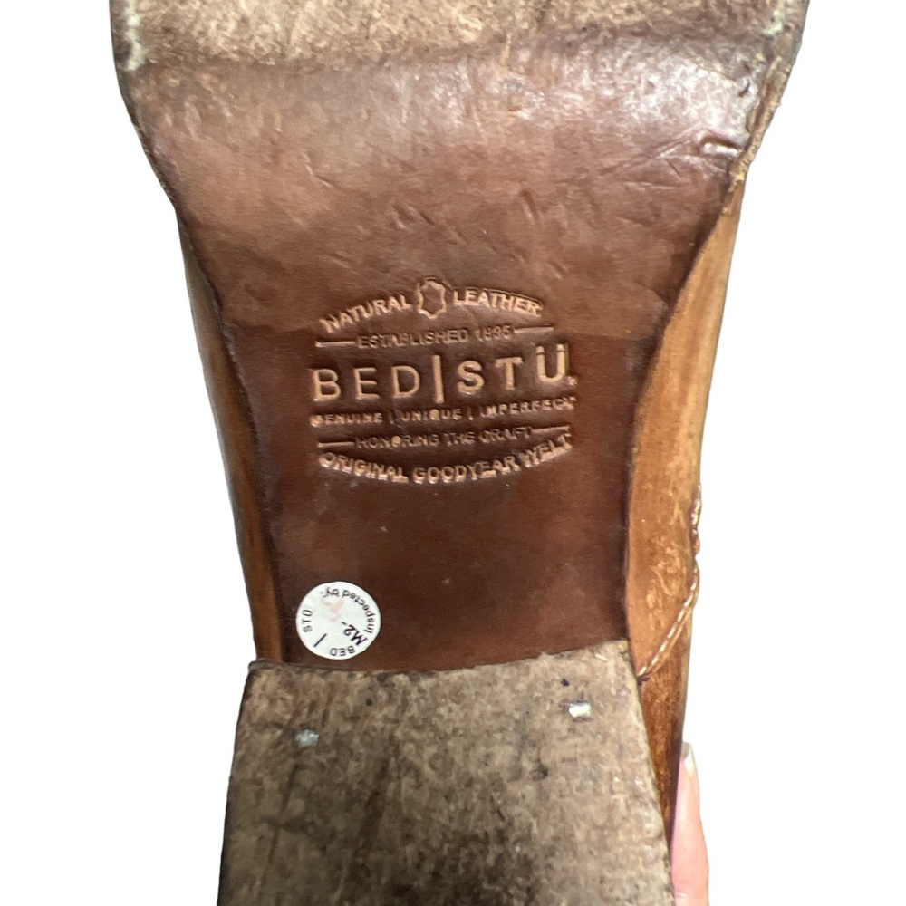 Bed Stu Rustic Style Brown Tan Boots - Picture 5 of 6
